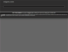 Tablet Screenshot of migom.com